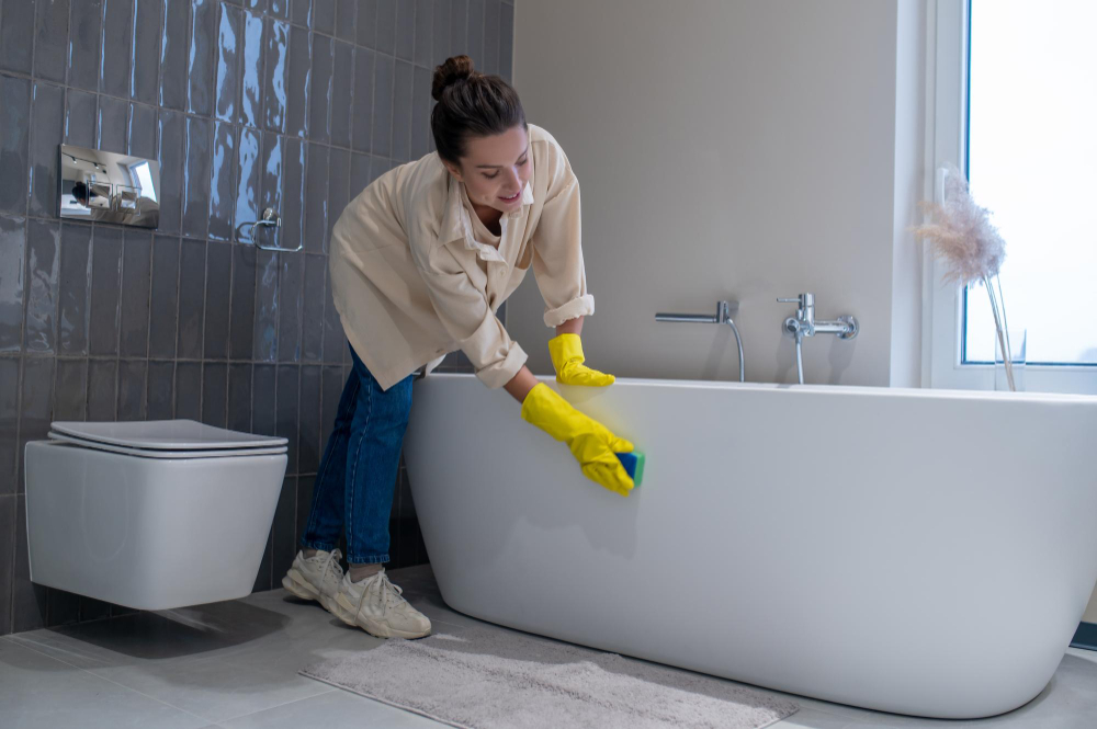 Clean Your Apartment Bathroom in Minutes